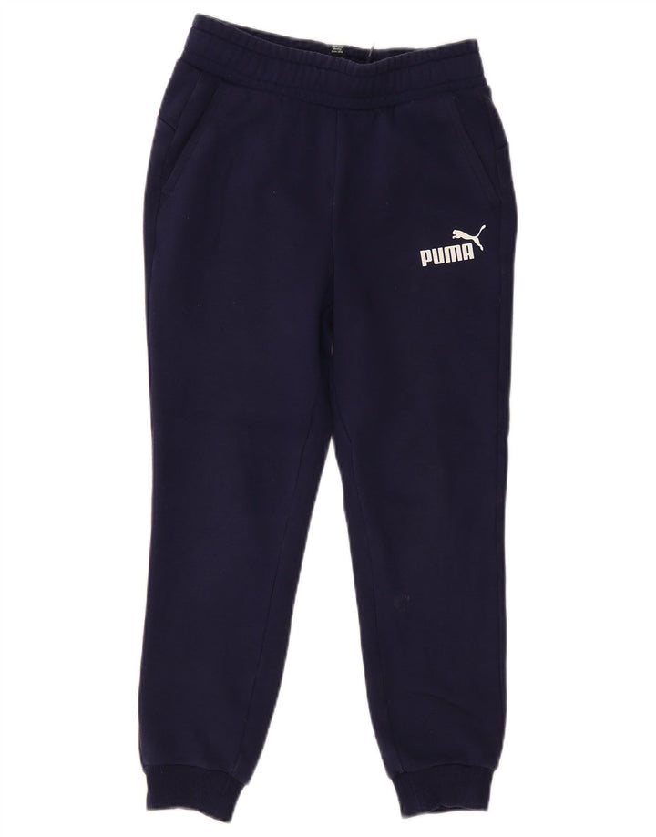 PUMA Trenirke Hlače Joggers 11-12 godina tamnoplavi pamuk