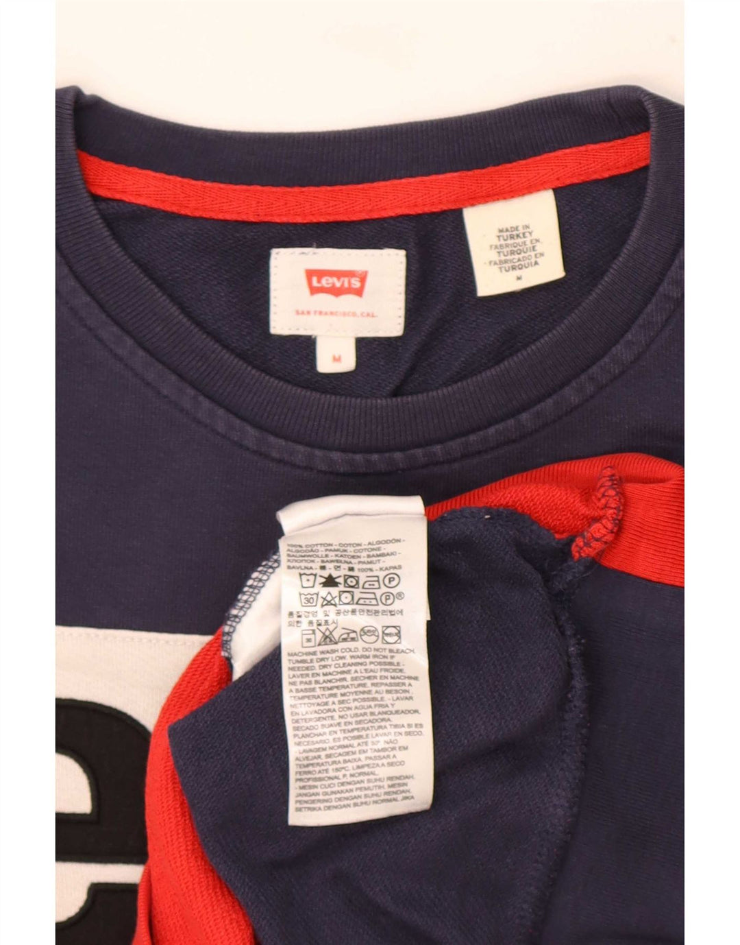 Levi's muška trenirka s grafičkim motivima, srednji tamnoplavi pamuk