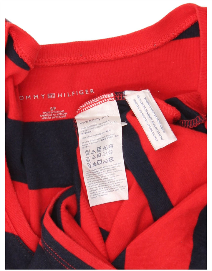 Tommy Hilfiger Ženska majica dugih rukava UK 10, mali pamuk na crvene pruge