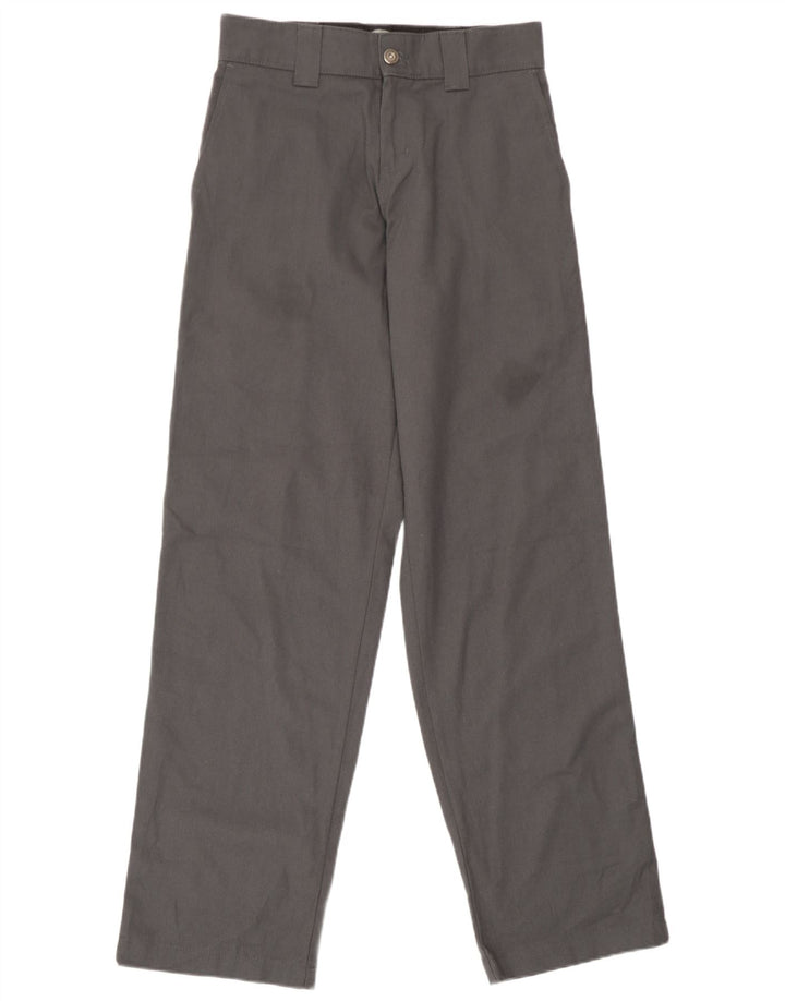 Dickies ženske ravne kargo hlače za skateboarding W26 L32 sivi poliester