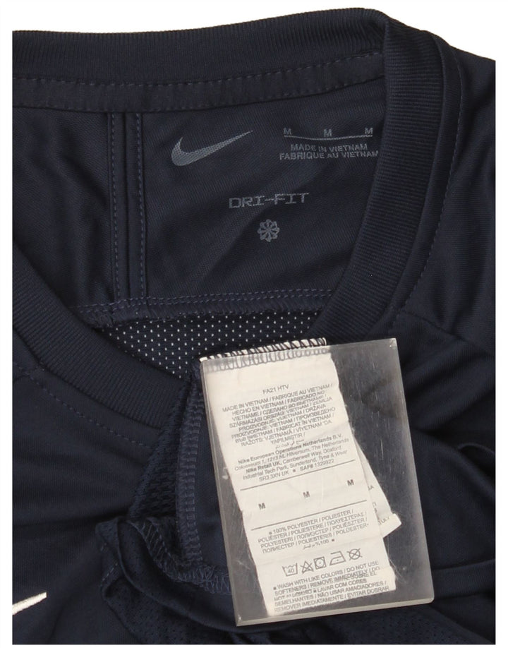 Nike Dri Fit T-Shirt Top srednje tamnoplave poliesterske boje
