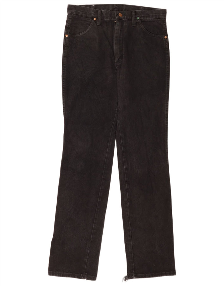 Wrangler ženske ravne traperice W31 L34 crni pamuk