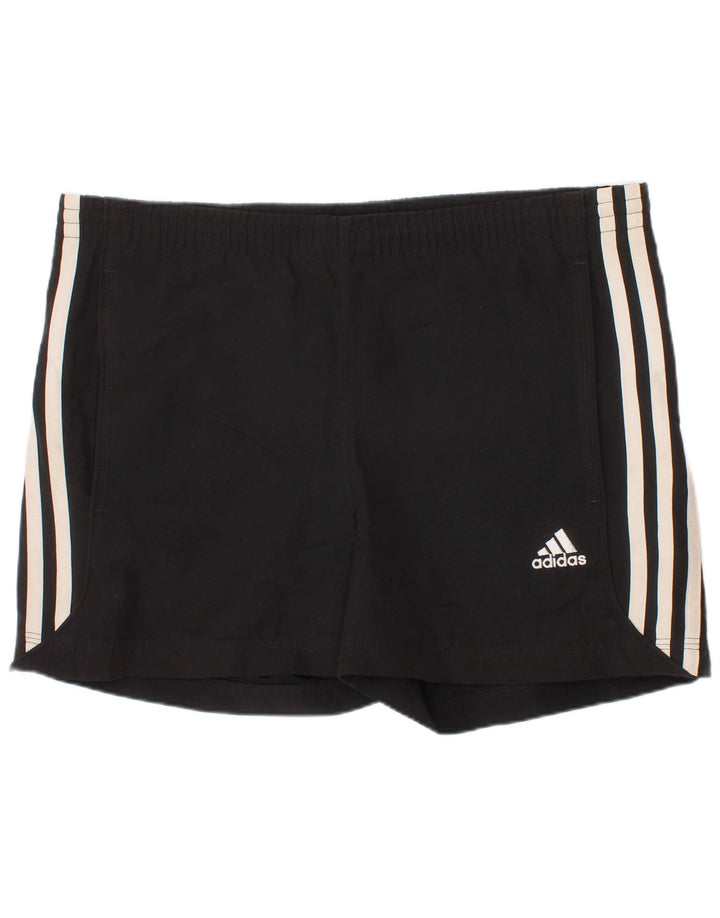 Sportske kratke hlače Adidas Climalite za dječake 9-10 godina, crni poliester