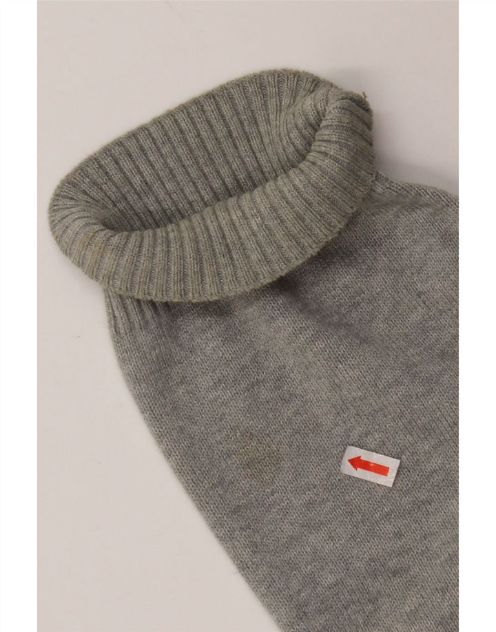 NAUTICA Muški džemper s izrezom s patentnim zatvaračem XL Sivi Argyle/Diamond Pamuk