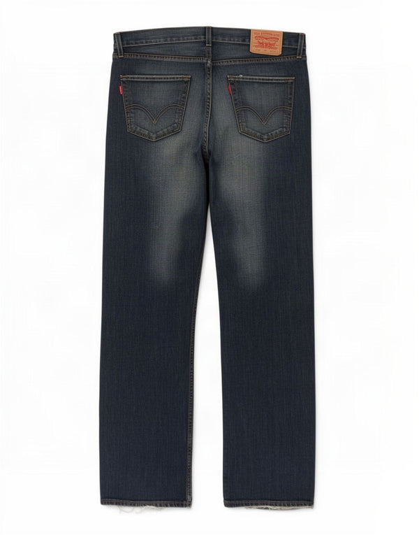 Levi's ženske 508 ravne traperice W34 L34 plavi pamuk