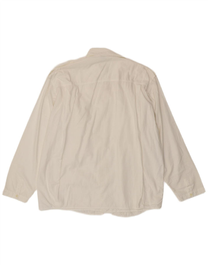 Benetton muška vojna košulja Srednje bijeli pamuk