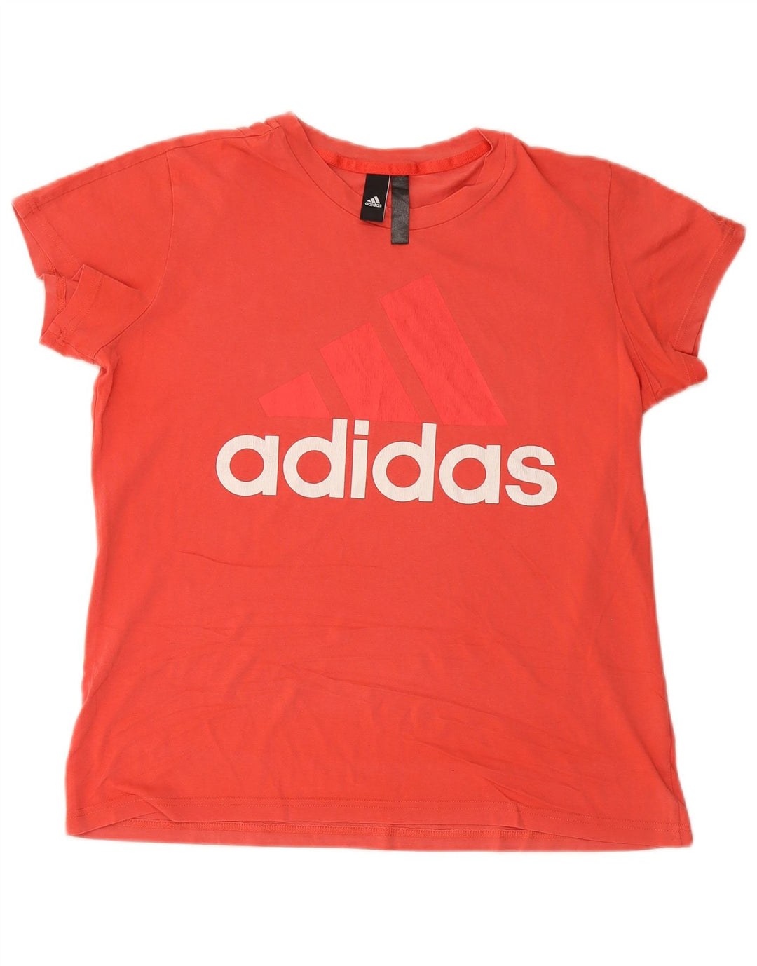 ADIDAS ženska majica kratkih rukava s grafičkim motivima UK 18 XL, crveni pamuk
