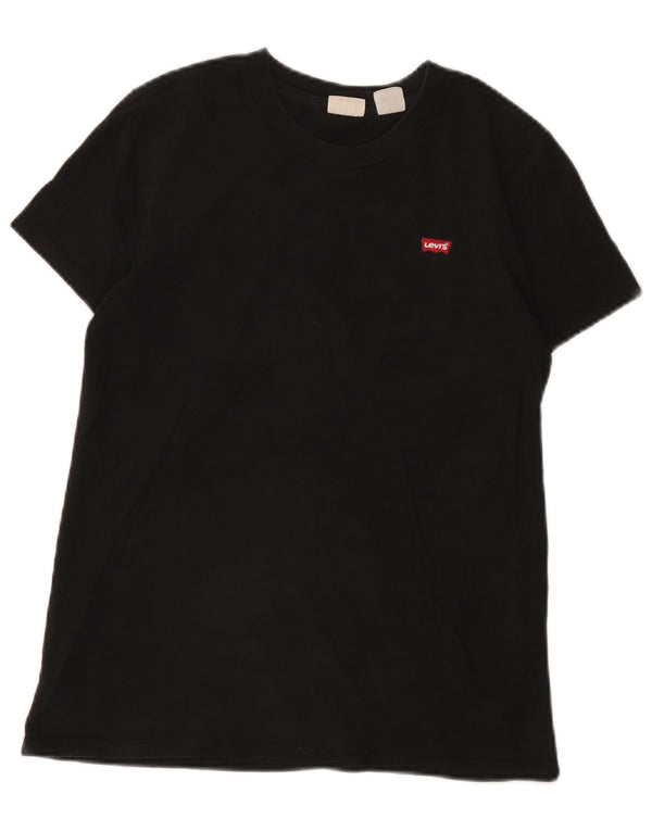 Levi's ženska majica kratkih rukava UK 10 Mala crna pamuk