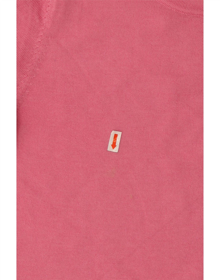 HOBBS Ženski džemper s okruglim izrezom UK 12 Srednje ružičasta vuna