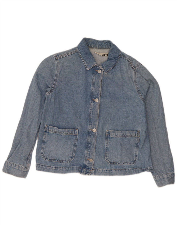 Topshop ženska traper jakna UK 8 Small Blue Cotton