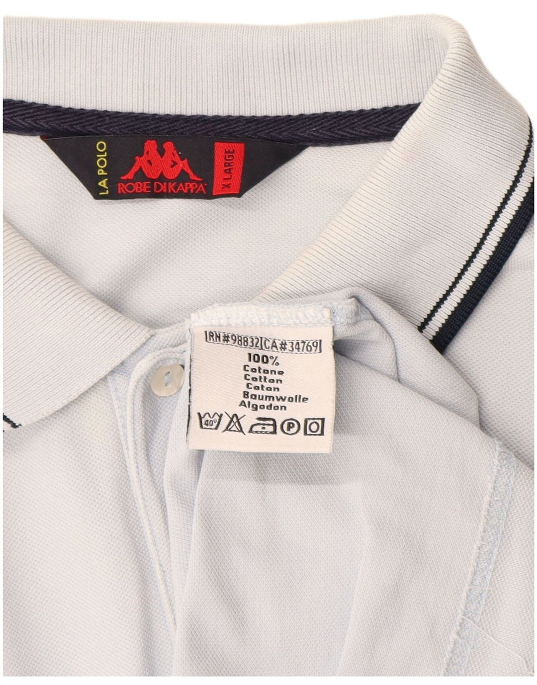 Kappa muška polo majica XL plavi pamuk