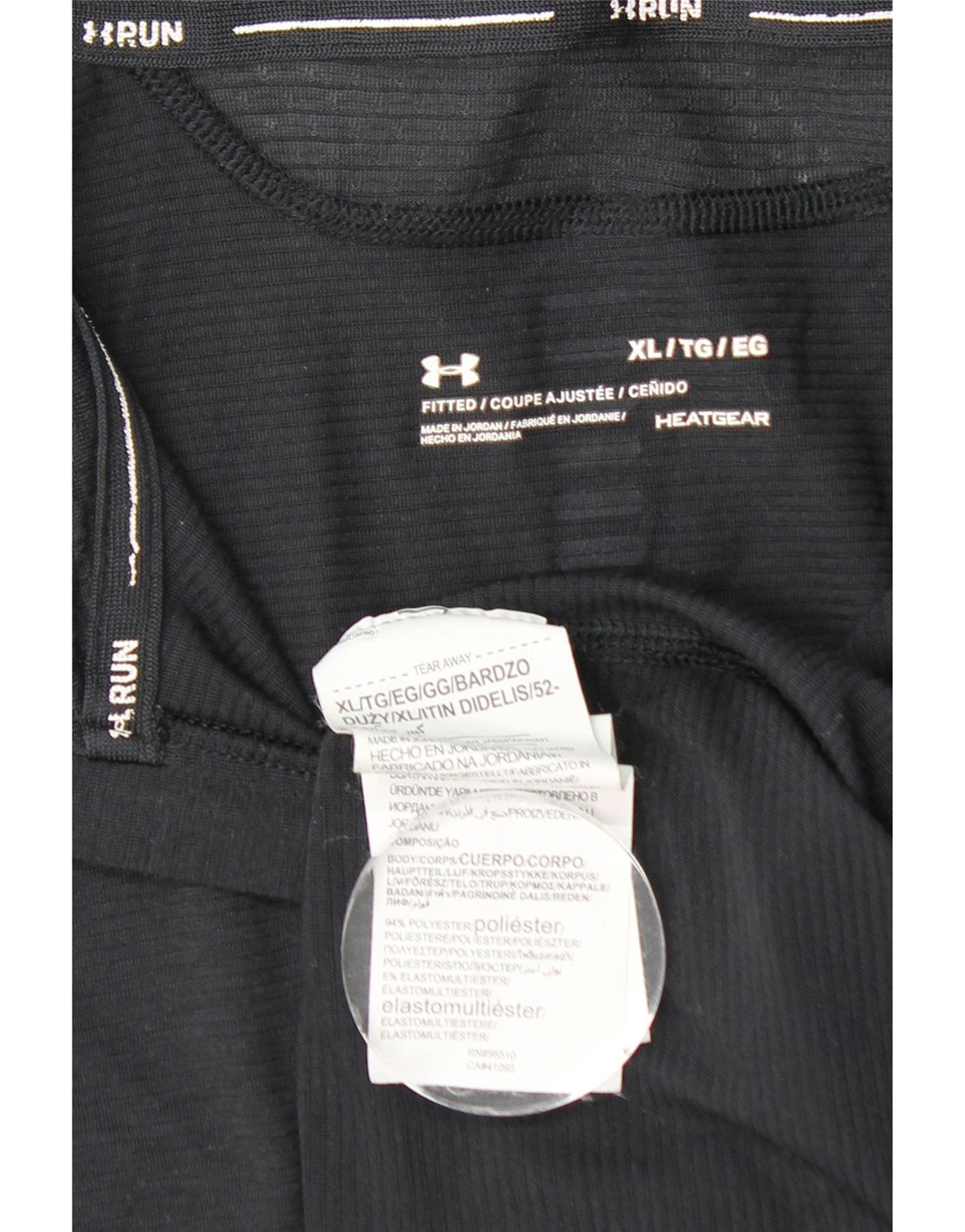 UNDER ARMOUR Muška trenirka Heat Gear Zip Neck Pulover Gornja XL crna