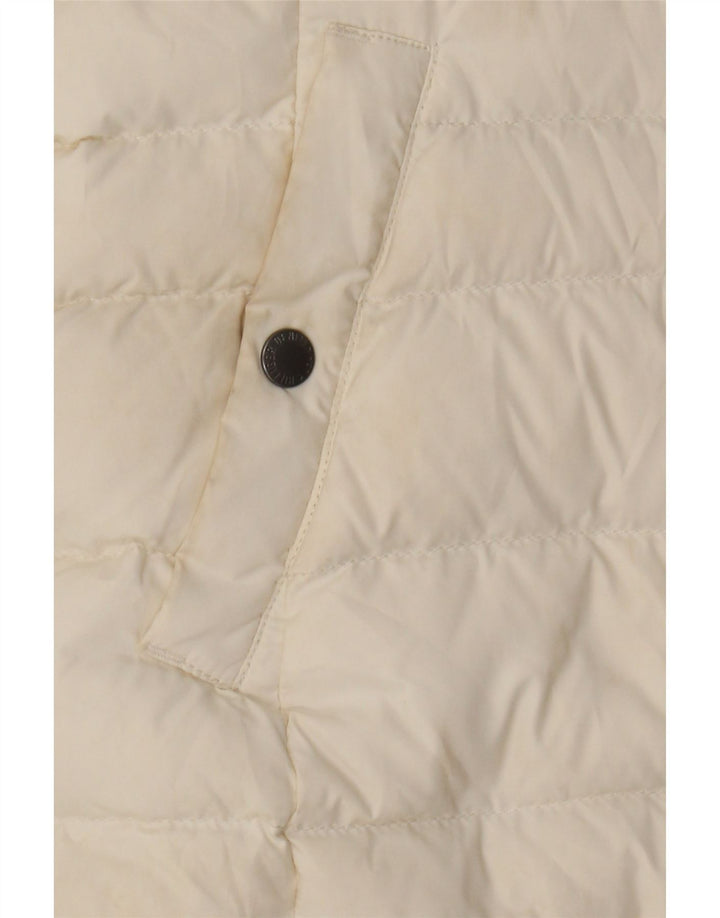 TOMMY HILFIGER Womens Padded Jacket UK 18 XL White Polyester Vintage Tommy Hilfiger and Second-Hand Tommy Hilfiger from Messina Hembry 