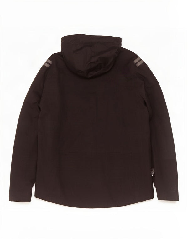 Muška kišna jakna s kapuljačom Mountain Warehouse UK 44 2XL crni poliester