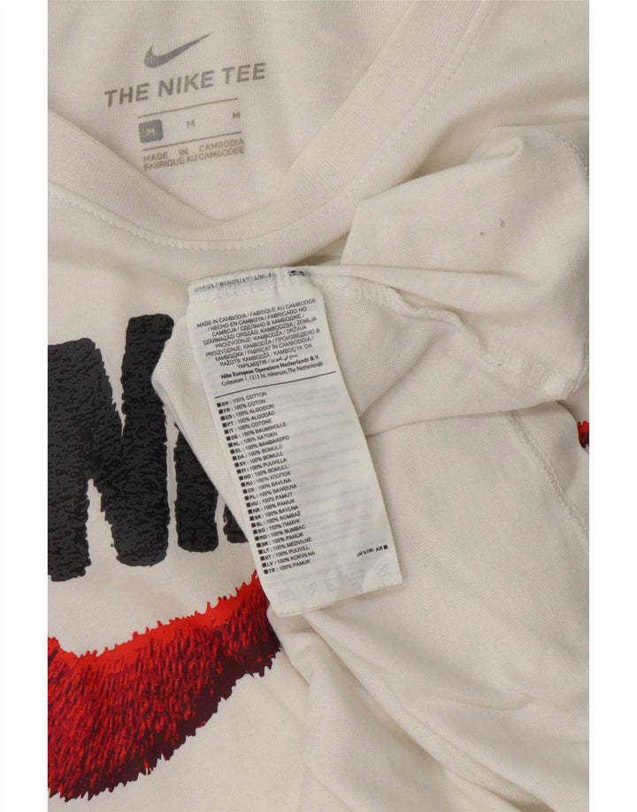 Nike muška majica s grafičkim motivima, srednji bijeli pamuk