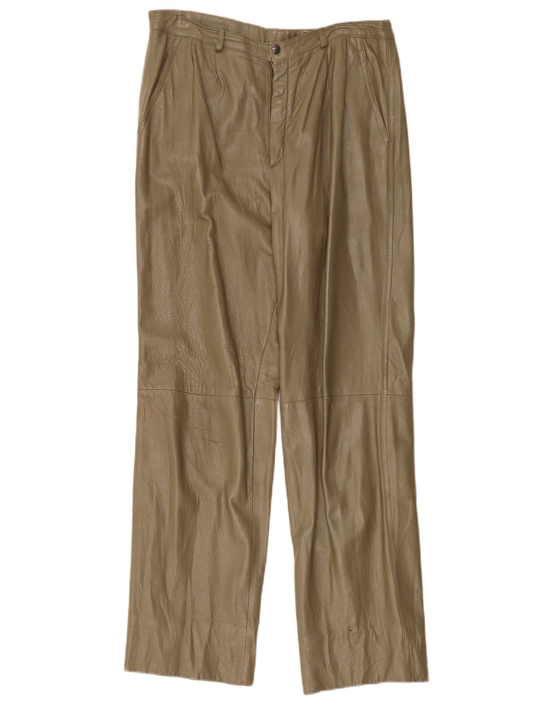 Sperry ženske ravne kožne hlače W32 L29 kaki