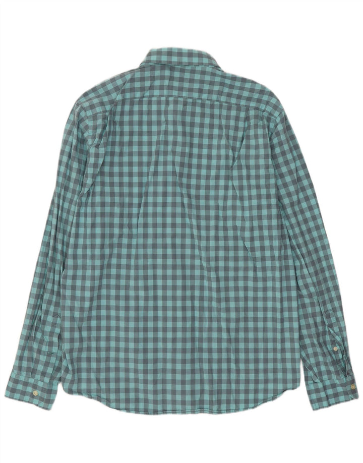 J. Crew muška košulja Large Blue Gingham pamuk