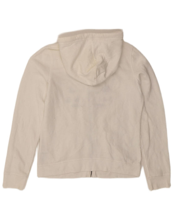 GILLY HICKS Ženski džemper s kapuljačom s patentnim zatvaračem Sydney UK 16 Veliki bijeli