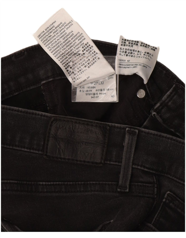 Levi's ženske 312 uske traperice W27 L32 sivi pamuk