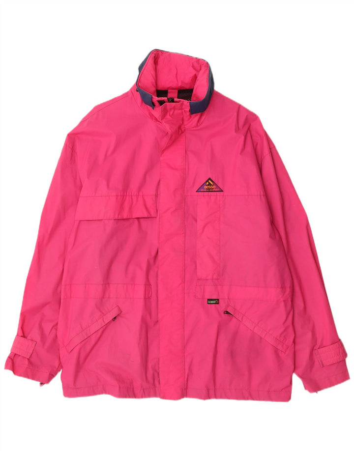Aesse muška jakna vjetrovka UK 40 Large Pink Colourblock Polyamide