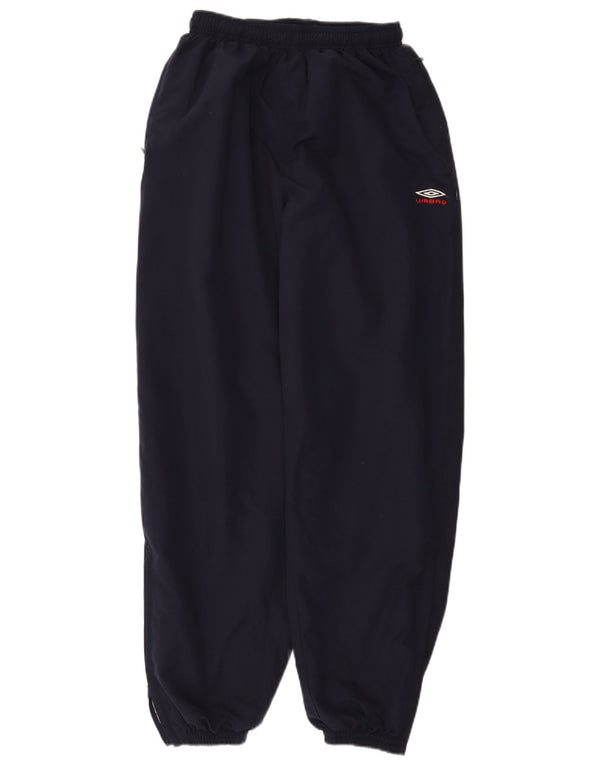 Umbro Womens Tracksuit Trousers Joggers UK 12 Medium  Navy Blue Polyester