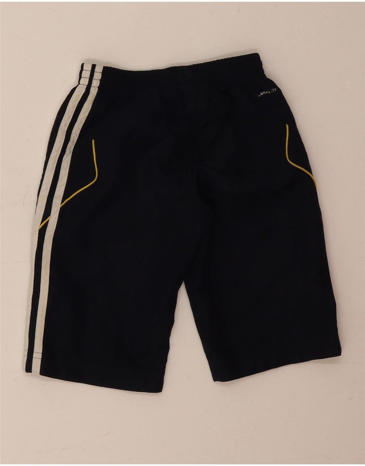 Sportske kratke hlače Adidas Climalite za dječake 2-3 godine tamnoplavi poliester