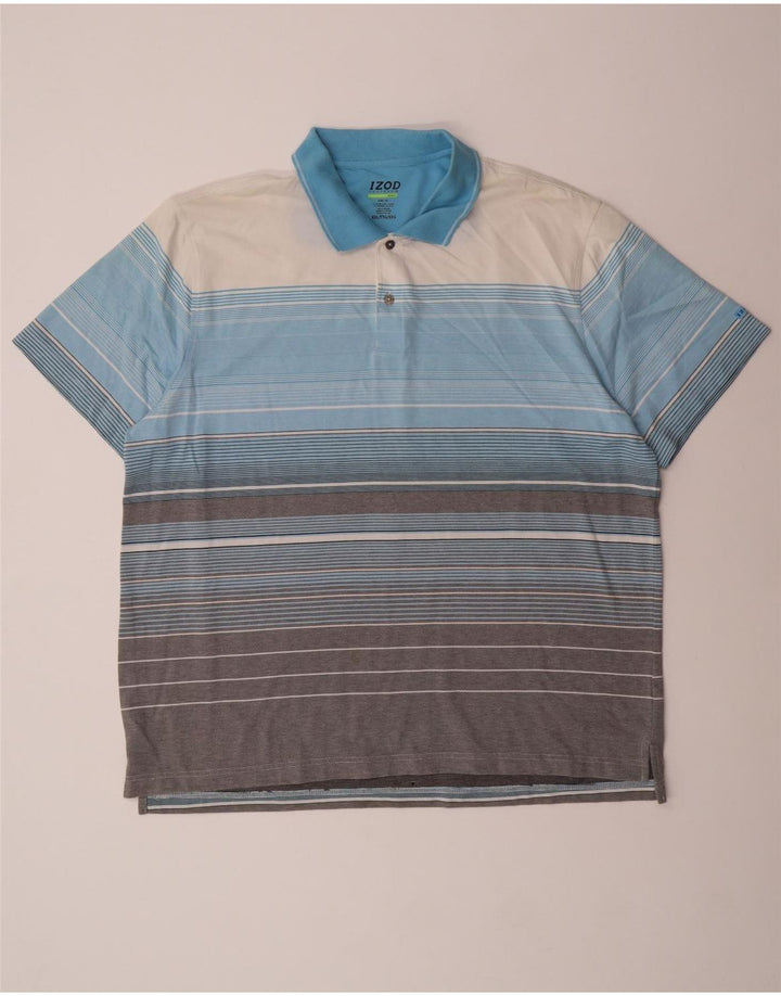 Izod muška polo majica za golf 2XL pamuk na raznobojne pruge