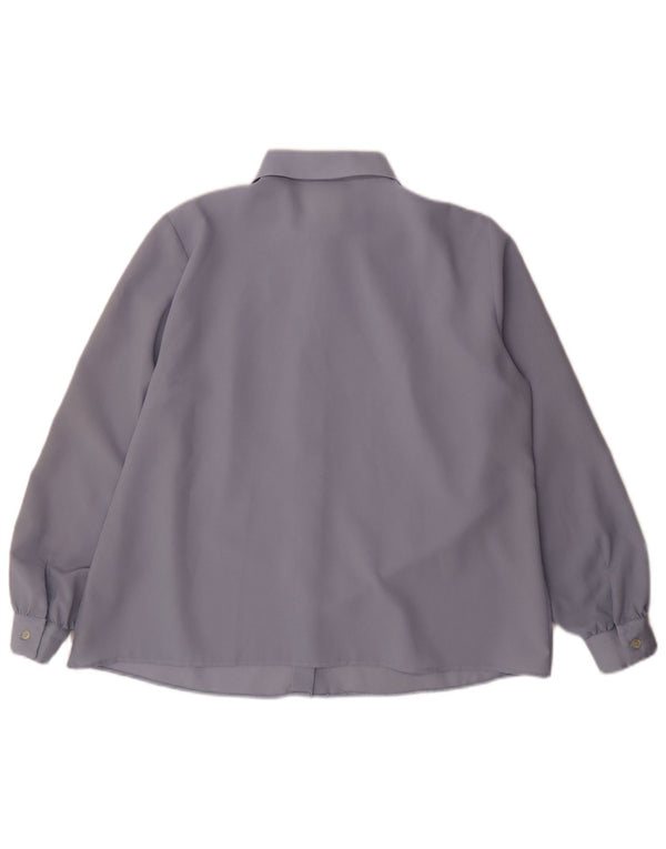 Primavera Firenze ženska košulja bluza IT 51 XL plava geometrijska polarna koža