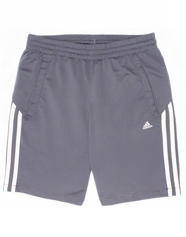 Adidas kratke sportske hlače za dječake 11-12 godina sive poliesterske