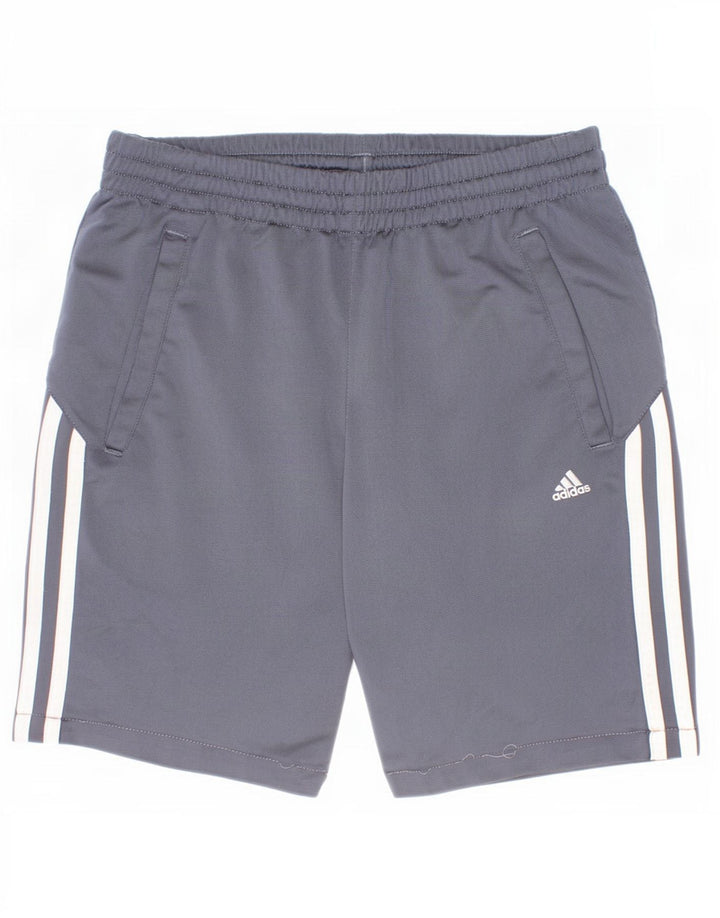 Adidas kratke sportske hlače za dječake 11-12 godina sive poliesterske