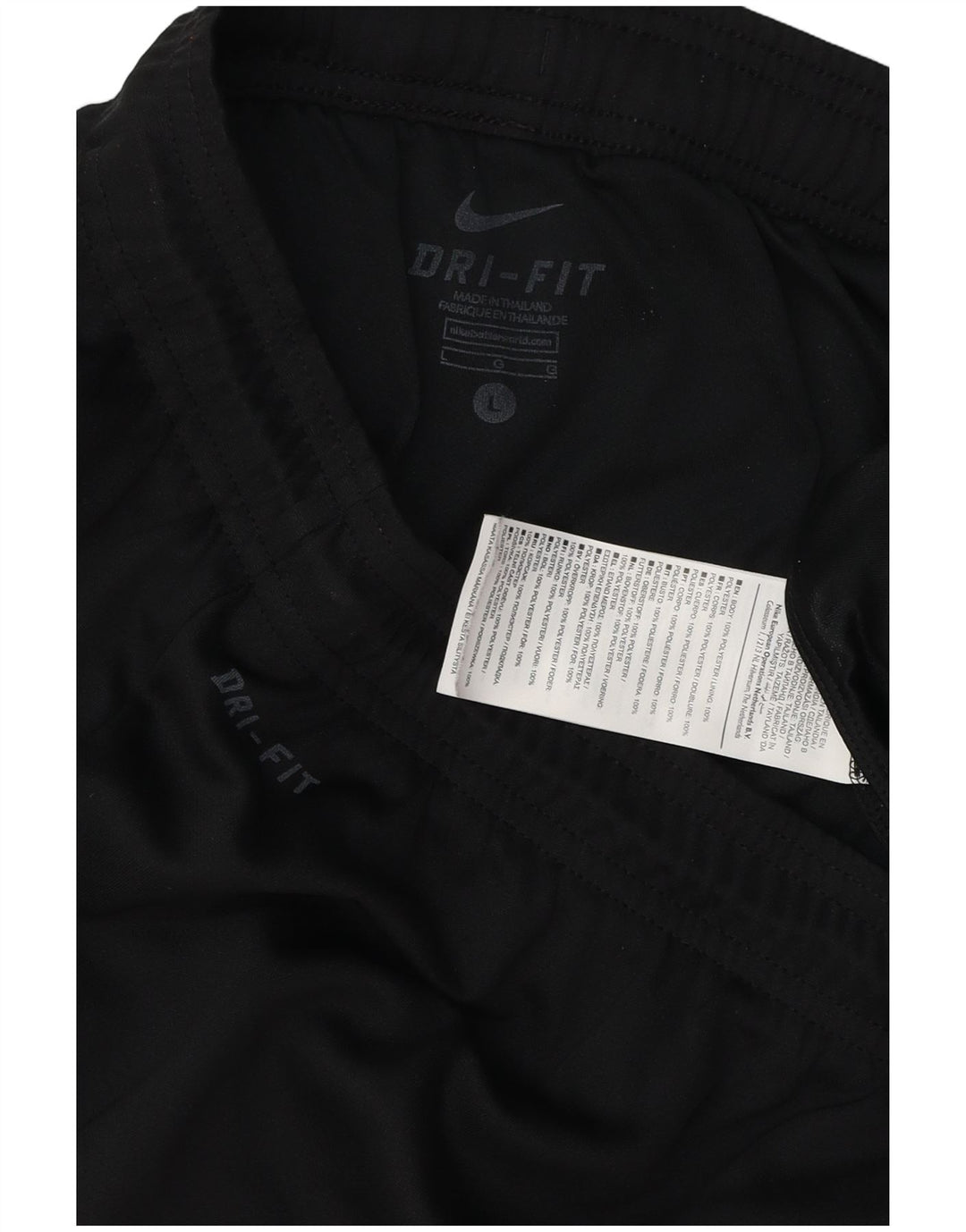 Nike muške Dri Fit sportske kratke hlače, veliki crni poliester