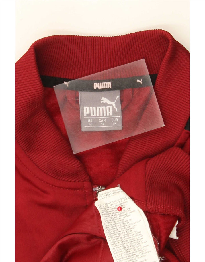 Puma muška trenirka sa grafičkim motivima, gornja jakna srednje tamnocrvene boje