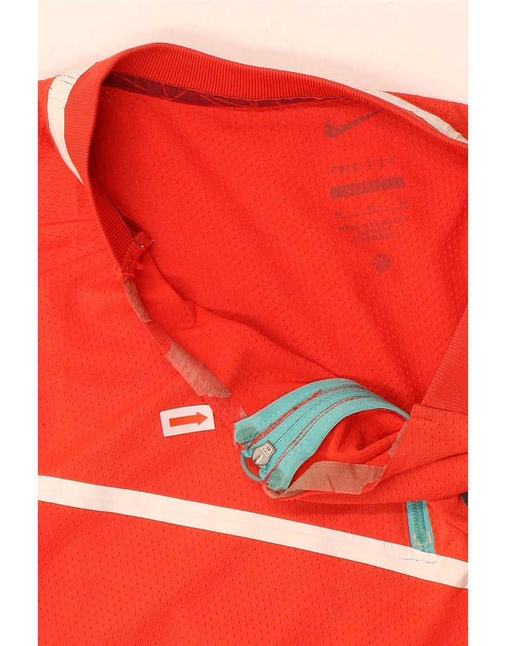 Nike muška majica kratkih rukava s grafičkim motivima srednje crvene boje od poliestera