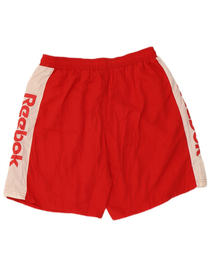 Reebok muške kratke hlače za plivanje s grafičkim motivima XL Red Colourblock