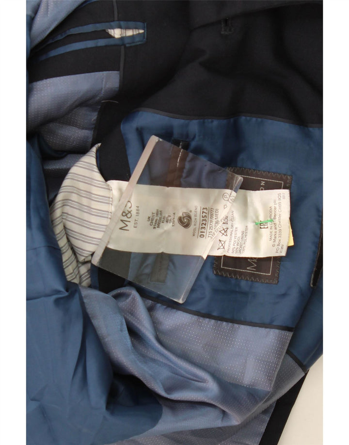 MARKS & SPENCER Muška jakna s 2 gumba UK 36 Mala tamnoplava