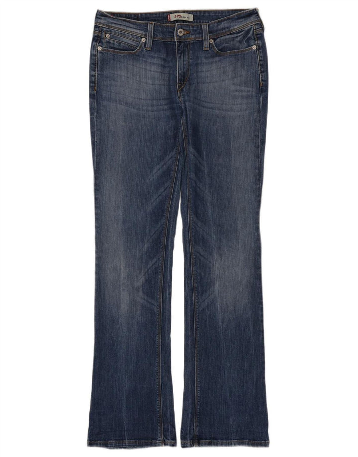Levi's ženske 572 Bootcut traperice W31 L34 plavi pamuk