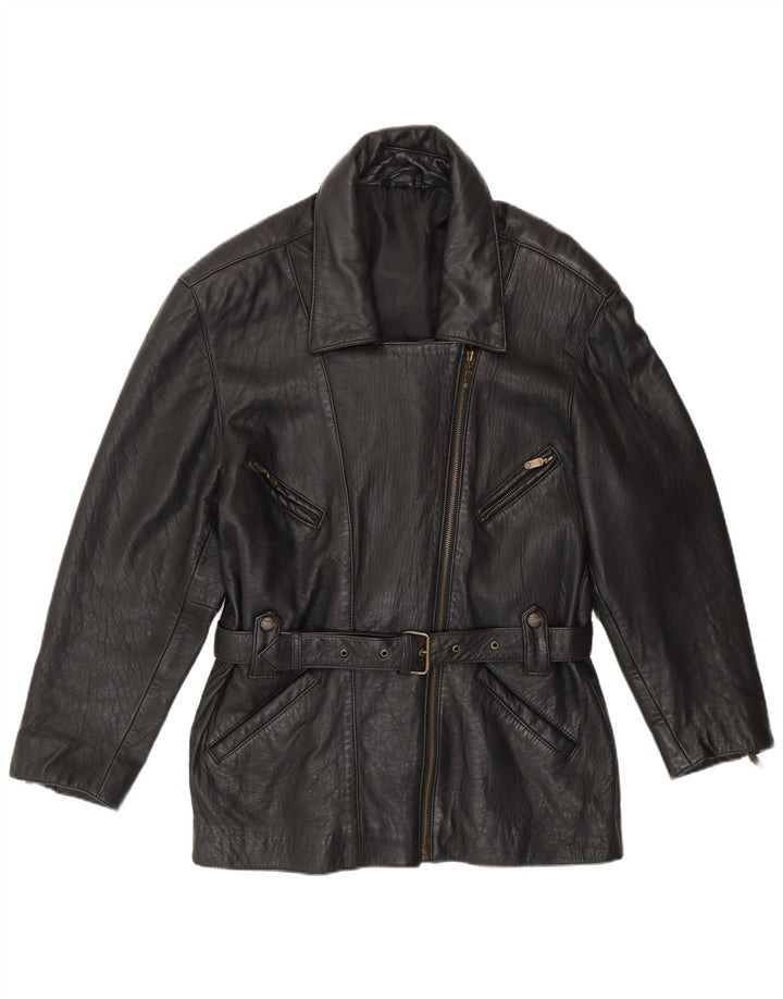 MADDOX ženska kožna jakna IT 42 srednje crna koža