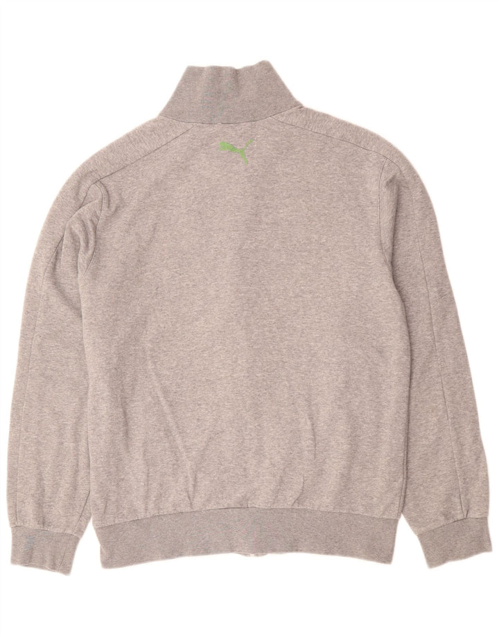 PUMA muška trenirka s grafičkim motivima, srednje siva jakna