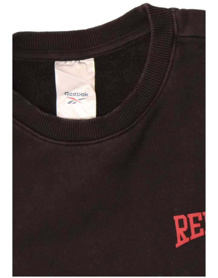 Reebok muška dukserica Srednje crni pamuk