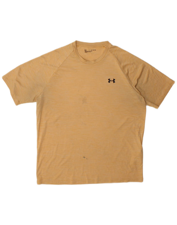 Under Armour muška majica kratkih rukava XL žuti poliester