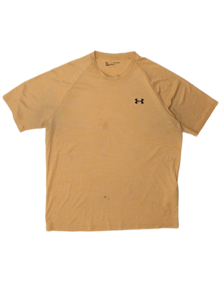 Under Armour muška majica kratkih rukava XL žuti poliester