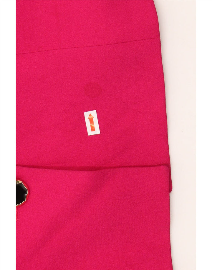 MARINA RINALDI Ženska jakna s 3 gumba, mala ružičasta, veličina 19