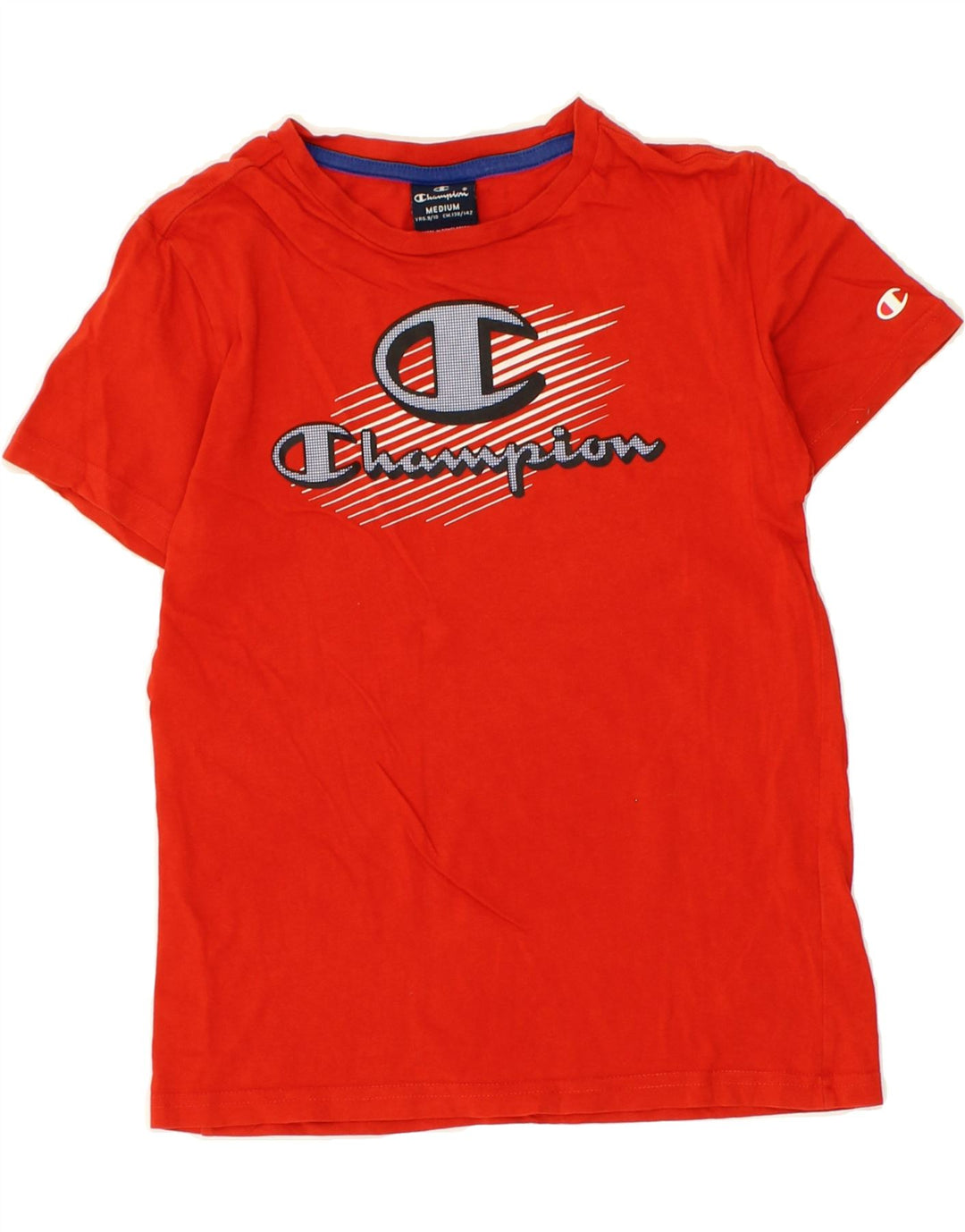 CHAMPION Boys Graphic T-Shirt Top 9-10 Years Medium Red Vintage Champion and Second-Hand Champion from Messina Hembry 