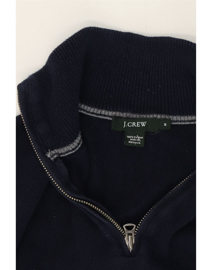 J. Crew muški džemper s izrezom i srednjim tamnoplavim pamukom