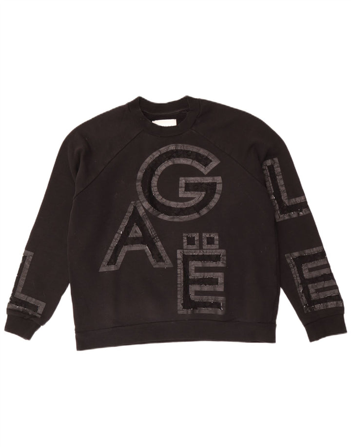 Gaelle Ženski džemper s grafičkim motivima UK 10 Small Black