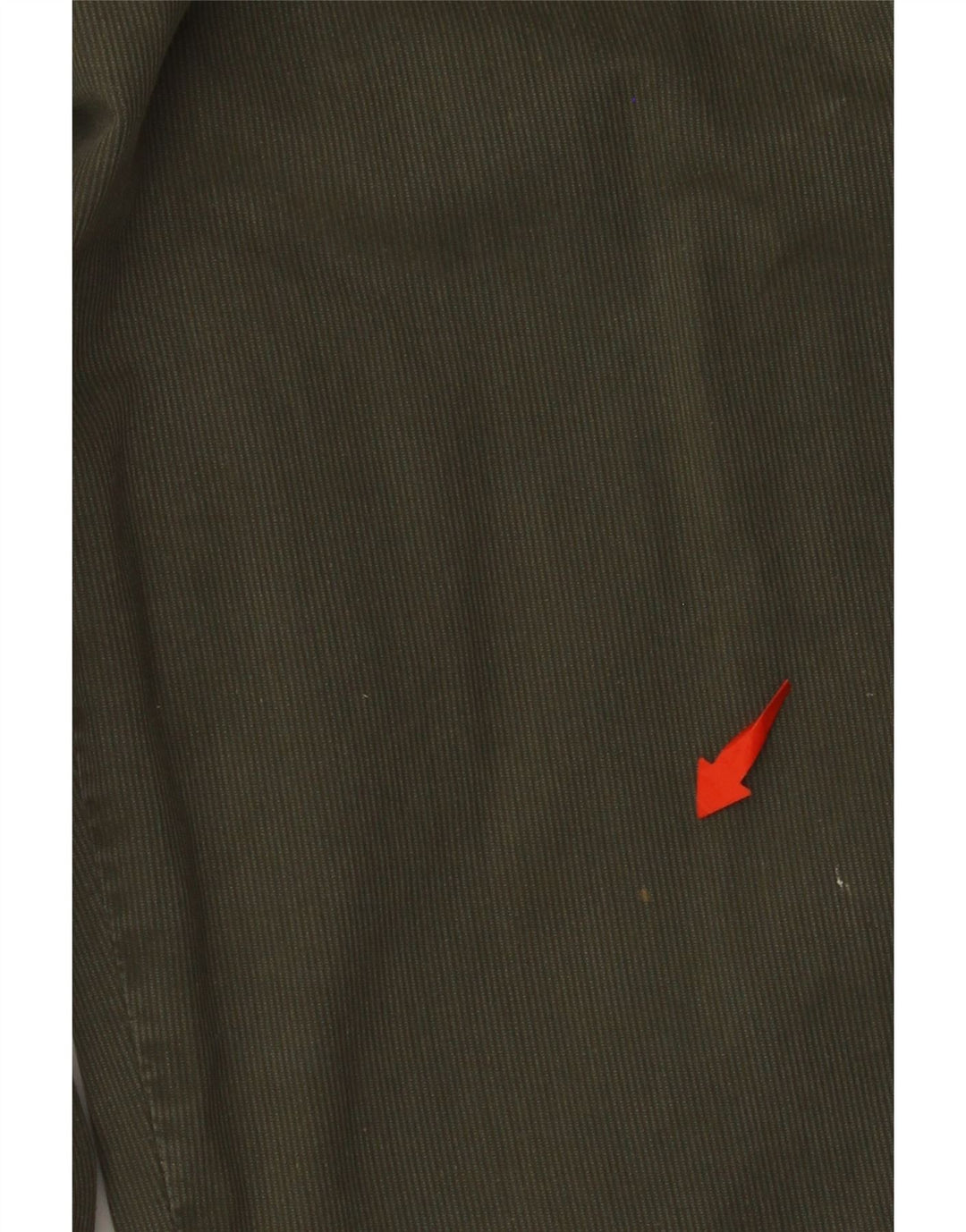 MURPHY & NYE Ženske ravne hlače od samta W28 L23 kaki pamuk