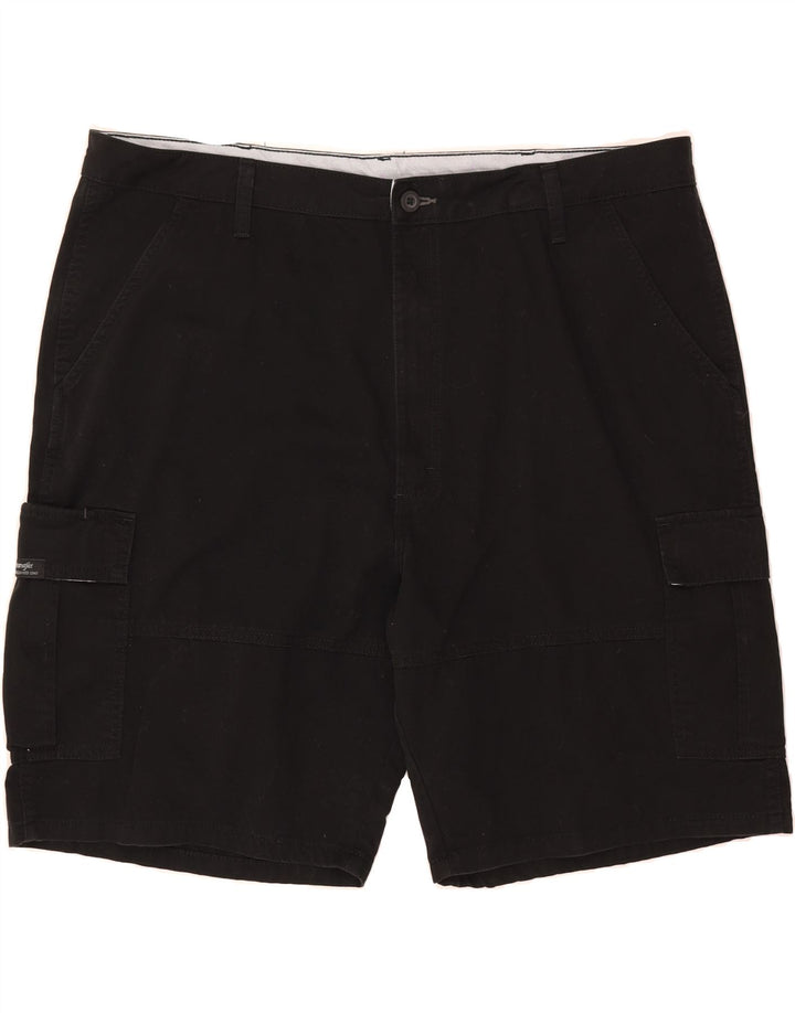 WRANGLER Mens Cargo Shorts W42 2XL Black Cotton Vintage Wrangler and Second-Hand Wrangler from Messina Hembry 