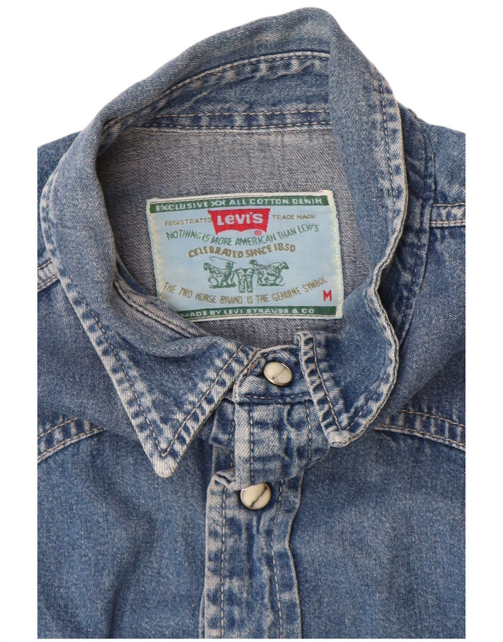 Levi's muška traper košulja Srednje plavi pamuk