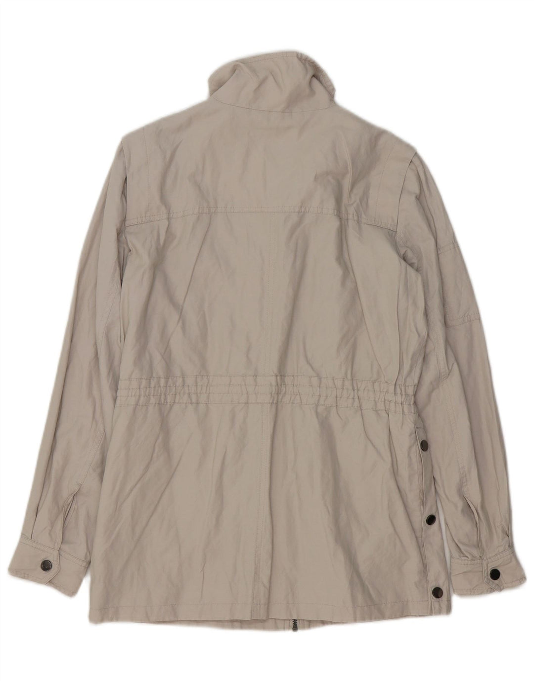 MINT VELVET Ženska pomoćna jakna UK 10 Mala siva pamuk