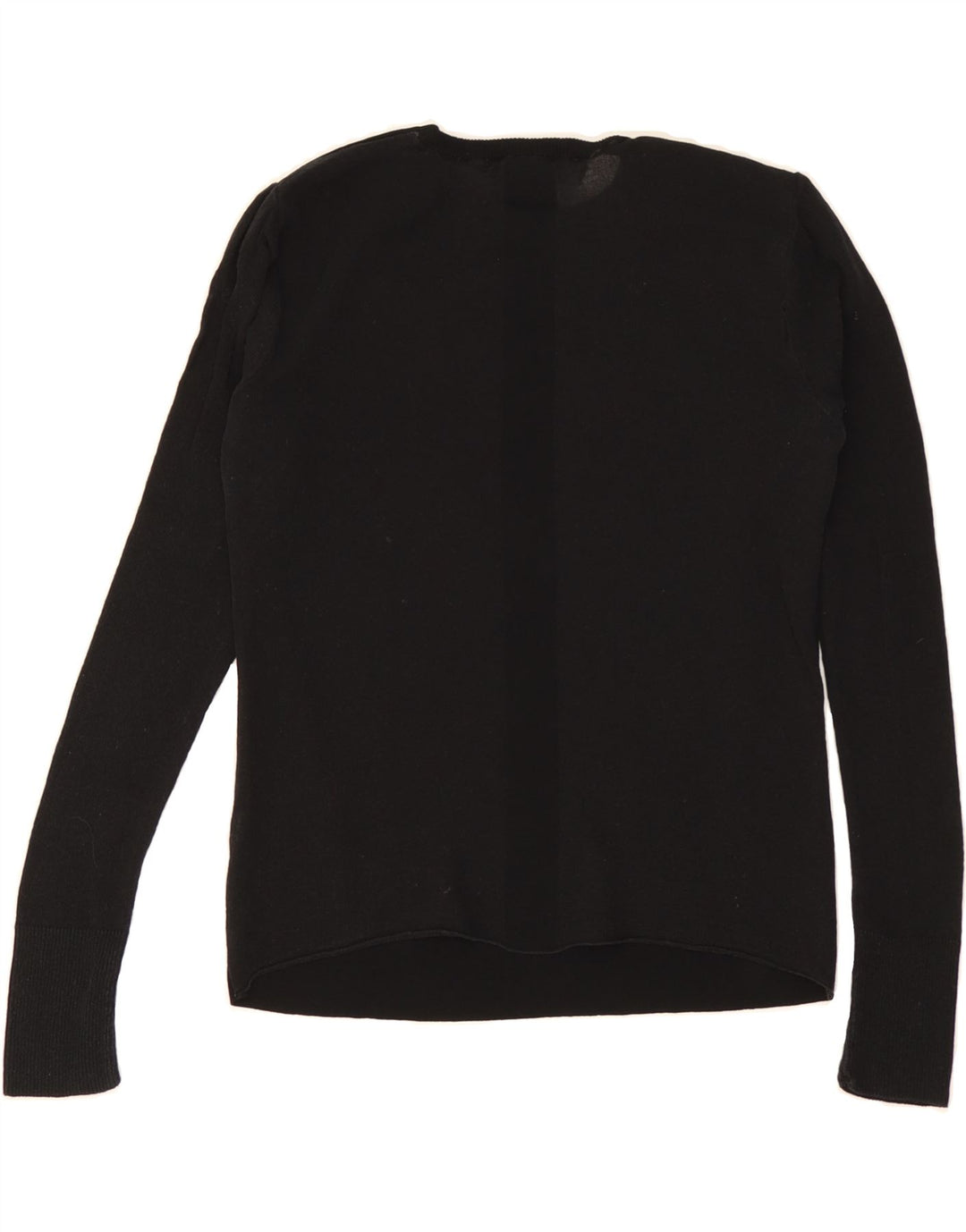 ZARA Womens Crew Neck Jumper Sweater UK 12 Medium Black Vintage Zara and Second-Hand Zara from Messina Hembry 